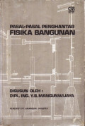 Pasal-pasal Penghantar Fisika Bangunan