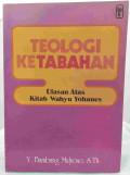 Teologi Ketabahan: Ulasan Atas Kitab Wahyu Yohanes