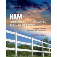 HAM: Tentang Hak Sipil, Ekonomi, Sosial, Budaya dan Umum. Kompilasi Instrumen HAM Nasional dan Internasional