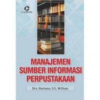 Image of Manajemen Sumber Information Perpustakaan