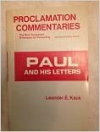 Paul and His Letters: Proclamation Commentaries