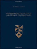 Commentary On The Letters Of Saint Paul To The Corinthians