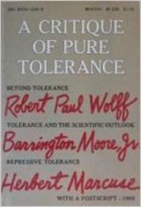 A Critique Of Pure Tolerance