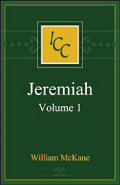 A Critical and Exegetical Commentary on Jeremiah Volume 1