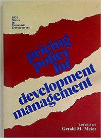 Pricing Policy for Development Management