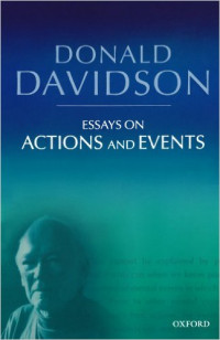 Essays on Actionand Events