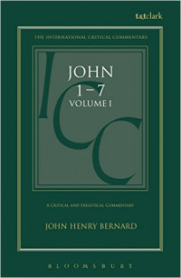 A Critical and Exegetical Commentary on the Gospel According to St. John Volume 1