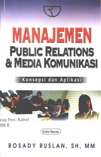 Manajemen Public Relations & Media Komunikasi: Konsepsi dan Aplikasi