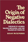 The Origin of Negative Dialectics: Theodor W. Adorno, Walter Benjamin, and The Frankfurt Institute