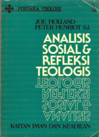 Analisis Sosial dan Refleksi Teologis: Kaitan Iman dan Keadilan