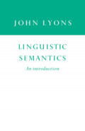 Linguistic Semantics: An Introduction