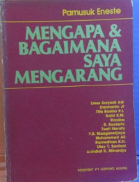 Mengapa dan Bagaimana Saya Mengarang