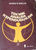 Teknik Analisa Kependudukan Jilid 1