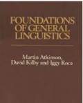 Foundations of General Linguistics