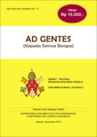 Ad Gentes = Kepada Semua Bangsa