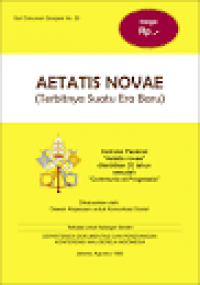 Aetatis Novae: Terbitnya Suatu Era Baru. Seri Dokumen Gerejawi No.26