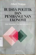 Budaya Politik dan Pembangunan Ekonomi