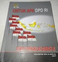 Untuk Apa DPD RI: Dewan Perwakilan Daerah RI