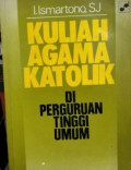 Kuliah Agama Katolik di Perguruan TInggi Umum