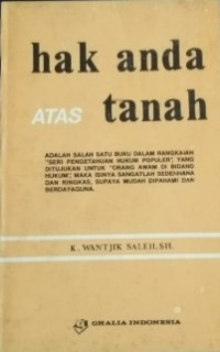 Hak Anda Atas Tanah