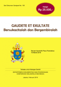 Image of Gaudete Et Exsultate = Bersukacita dan Bergembiralah