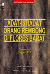 Adat-Istiadat Orang Rembong di Flores Barat