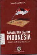 Bahasa dan Sastra Indonesia (Bahan Kuliah Di STFK Ledalero)