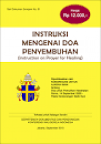 Instruksi Mengenai Doa Penyembuhan = Instruction on Prayer for Healing