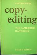 Copy - Editing : the Cambridge Handbook