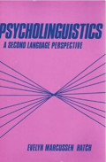 Psycholinguistics : A Second Language Perspective