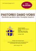 Pastores Dabo Vobis = Gembala-gembala Akan Kuangkat Bagimu