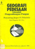 Geografi Pedesaan: Masalah Pengembangan Pangan