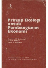 Prinsip Ekologi untuk Pembangunan Ekonomi