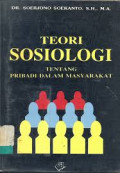 Teori Sosiologi Tentang Pribadi Dalam Masyarakat